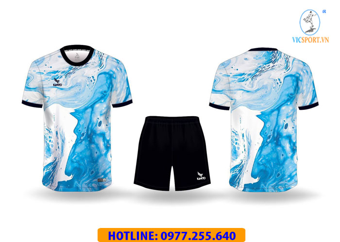 Áo đá banh Kamito Iceman Xanh Ngọc Đen - Hình ảnh 2