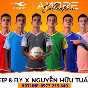 Áo đá banh không logo KeepFly Amore