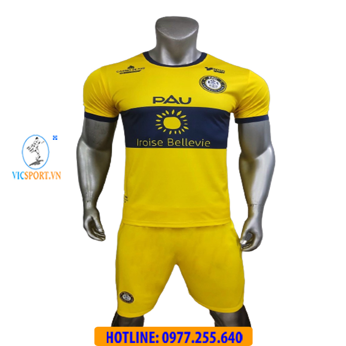 ÁO ĐÁ BANH QUANG HẢI CLB PAU FC 2022-2023 MÀU VÀNG - Hình ảnh 6