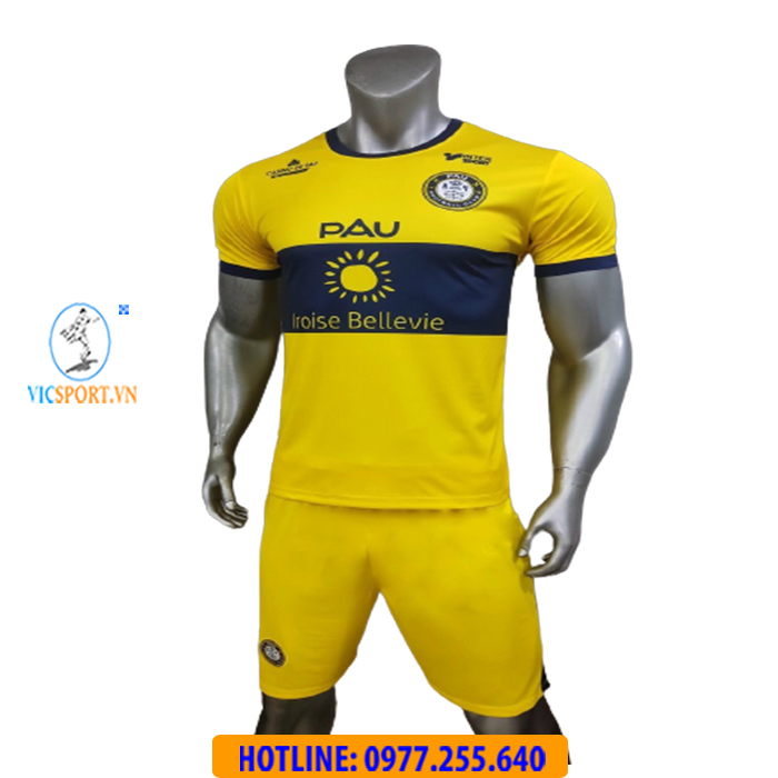 ÁO ĐÁ BANH QUANG HẢI CLB PAU FC 2022-2023 MÀU VÀNG - Hình ảnh 5