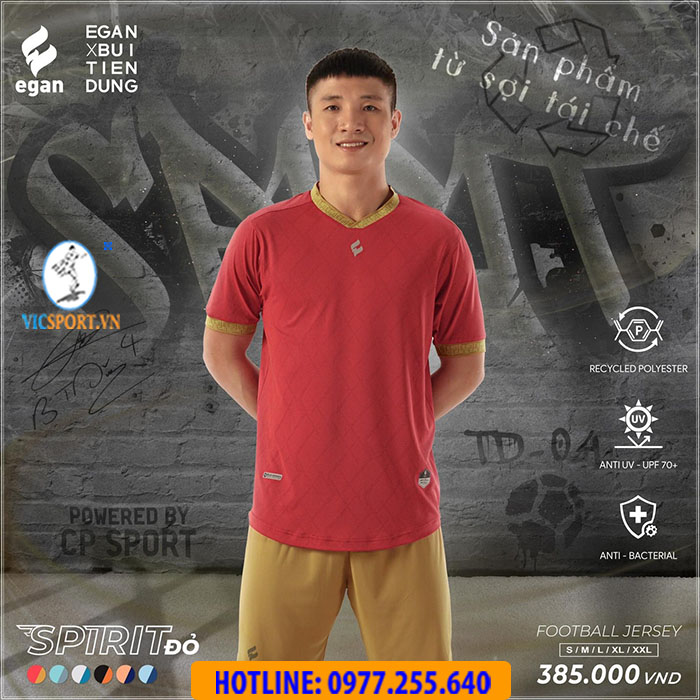 Áo bóng đá không logo Spirit - Bùi Tiến Dũng - Hình ảnh 20