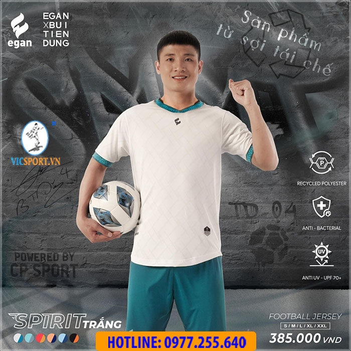 Áo bóng đá không logo Spirit - Bùi Tiến Dũng - Hình ảnh 19