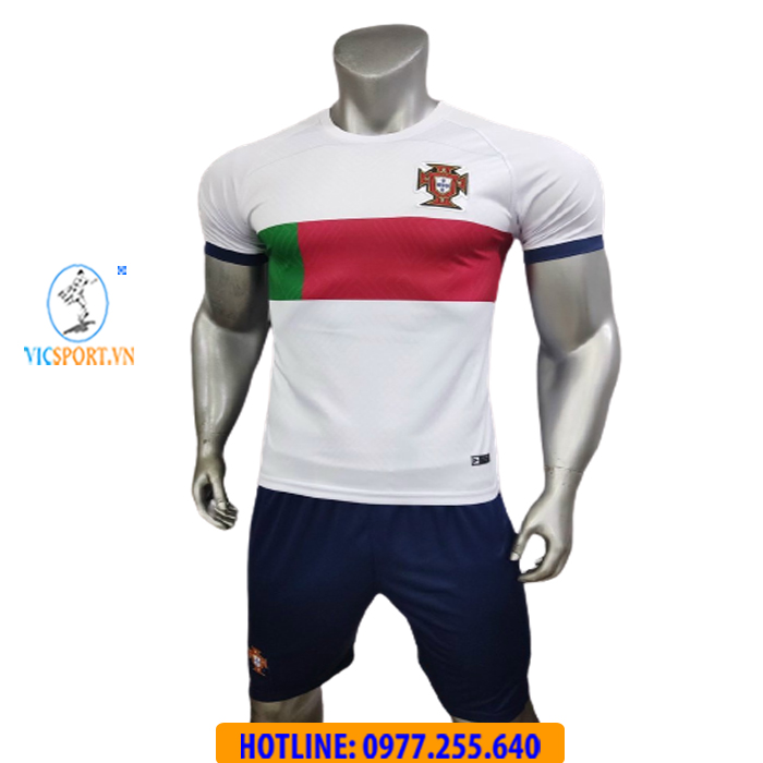 ÁO ĐỘI TUYỂN BỒ ĐÀO NHA WORLDCUP 2022 MÀU TRẮNG - Hình ảnh 4