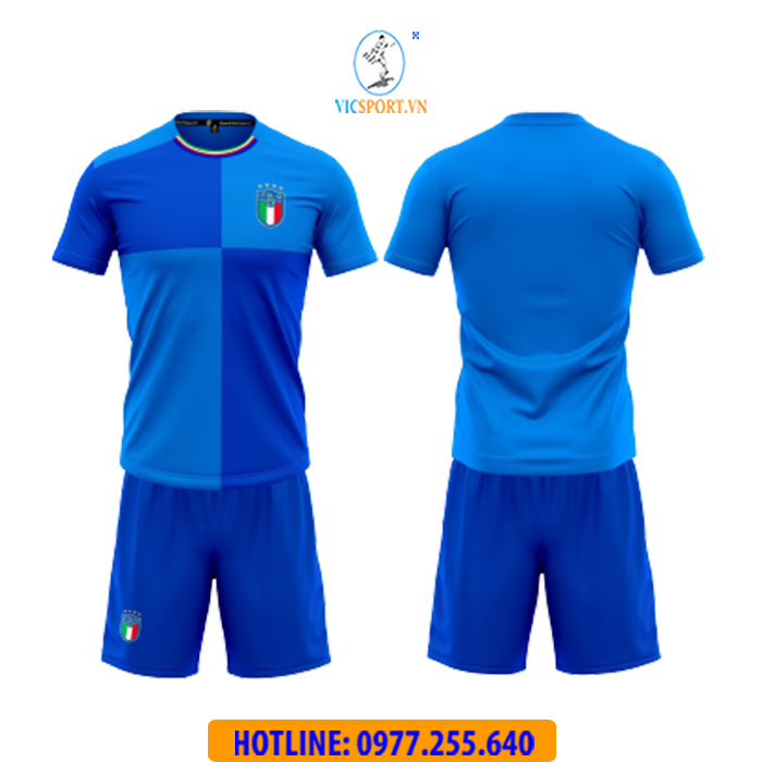 ÁO ĐỘI TUYỂN ITALIA 2022 XANH TÀ BẦU - Hình ảnh 2