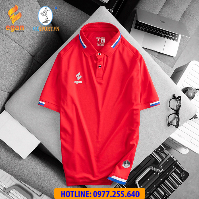 ÁO POLO EGAN 04 MÀU ĐỎ - Hình ảnh 9