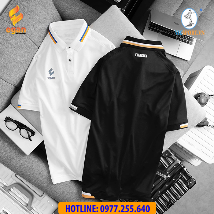 ÁO POLO EGAN 04 MÀU ĐEN - Hình ảnh 3