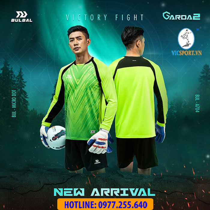 ÁO THỦ MÔN BULBAL GARDA 2 MÀU XANH LÁ