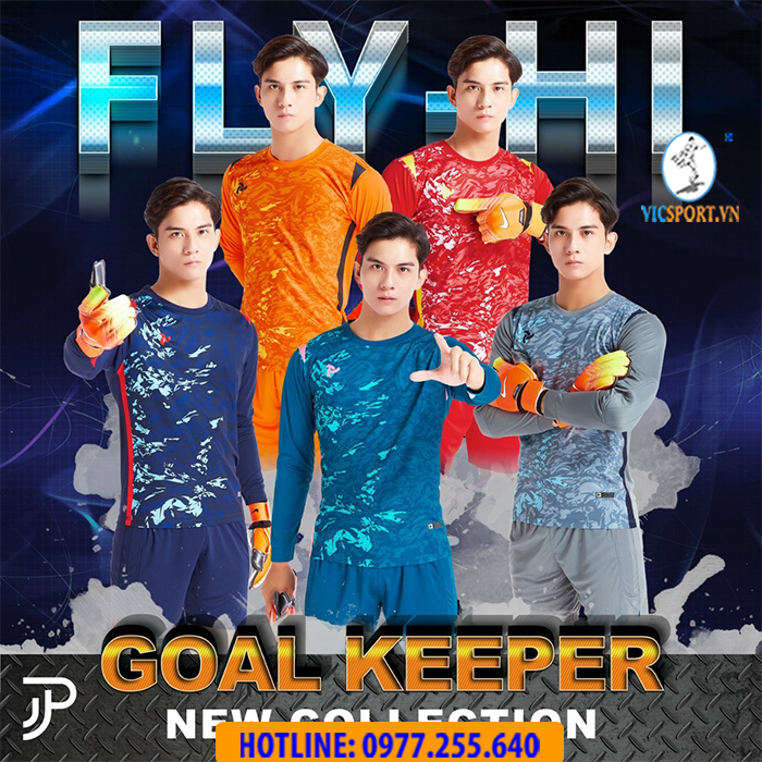 ÁO THỦ MÔN FLY-HI MÀU XANH CỔ VỊT - Hình ảnh 2