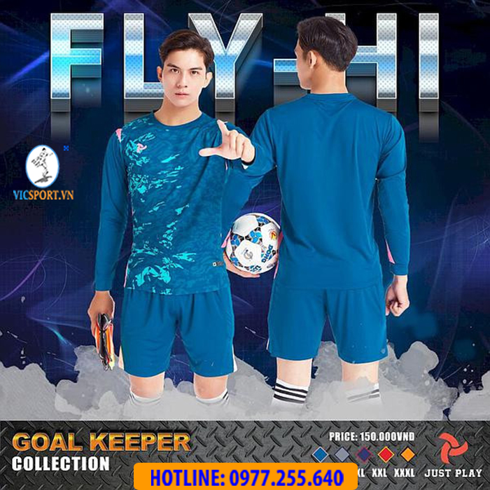 ÁO THỦ MÔN FLY-HI MÀU XANH CỔ VỊT - Hình ảnh 4