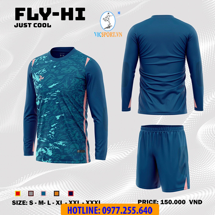 ÁO THỦ MÔN FLY-HI MÀU XANH CỔ VỊT - Hình ảnh 3