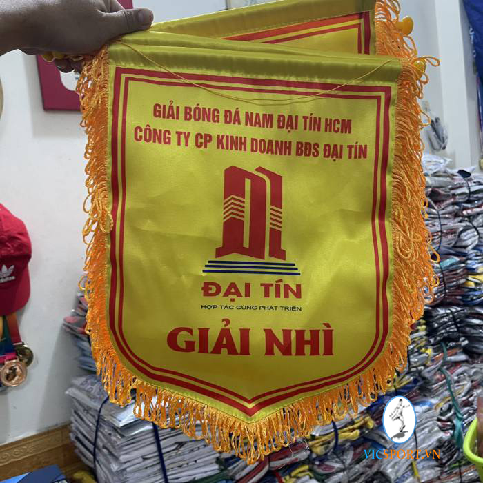 Cờ bầu lưu niệm - cờ giải (thiết kế theo yêu cầu) - Hình ảnh 32