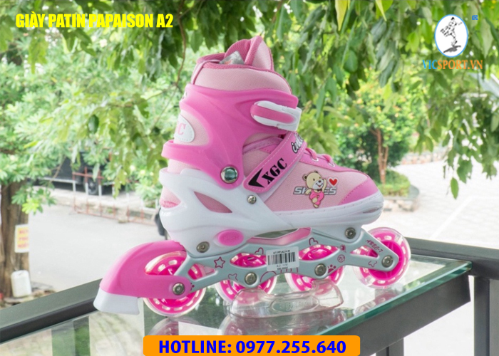 GIÀY PATIN PAPAISON A2 MÀU HỒNG - Hình ảnh 2