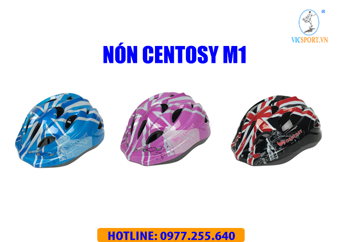 NÓN BẢO HỘ CENTORY M1 MÀU ĐEN - Hình ảnh 2