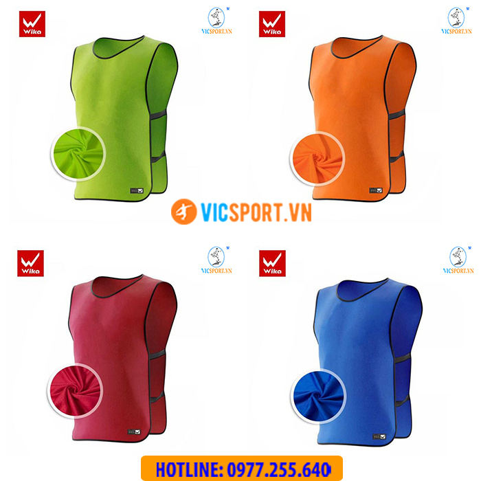 Áo bib tập luyện Wika có đai - Hình ảnh 2