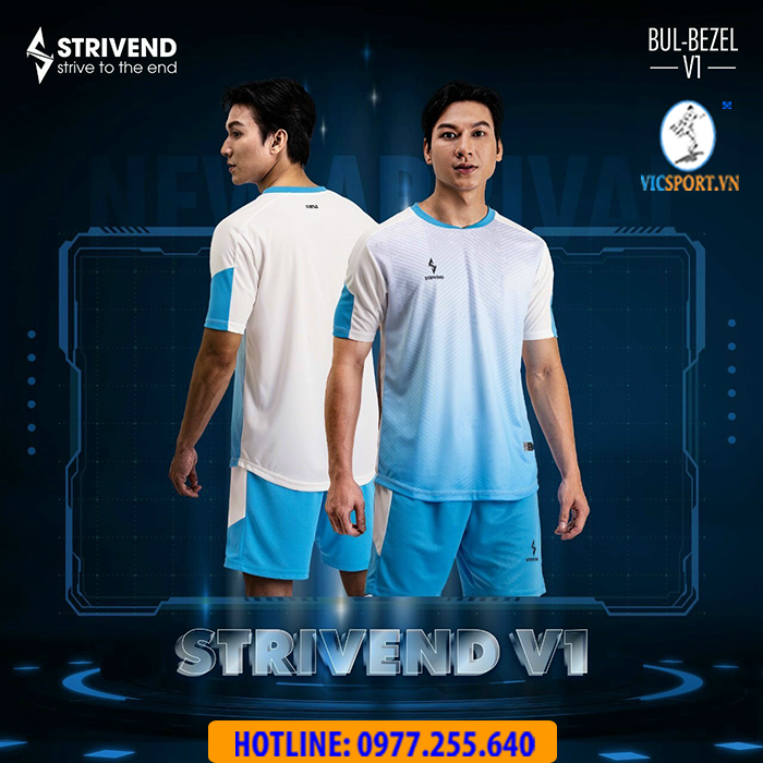 ÁO ĐÁ BANH BULBAL STRIVEND V1 MÀU XANH DA