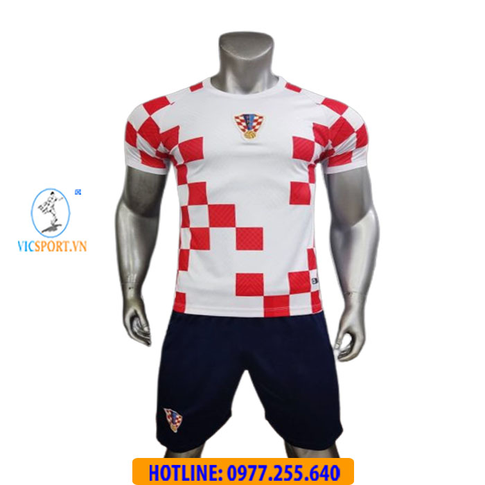 ÁO ĐÁ BANH ĐỘI TUYỂN CROATIA WORLDCUP 2022 SÂN NHÀ - Hình ảnh 4