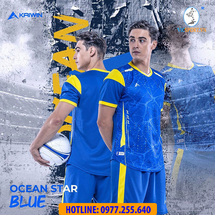 ÁO ĐÁ BANH KAIWIN OCEAN STAR MÀU XANH BÍCH