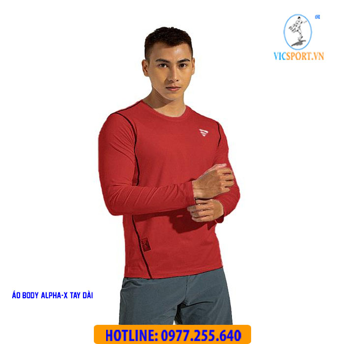 ÁO LÓT BODY ALPHA TAY DÀI MÀU ĐỎ