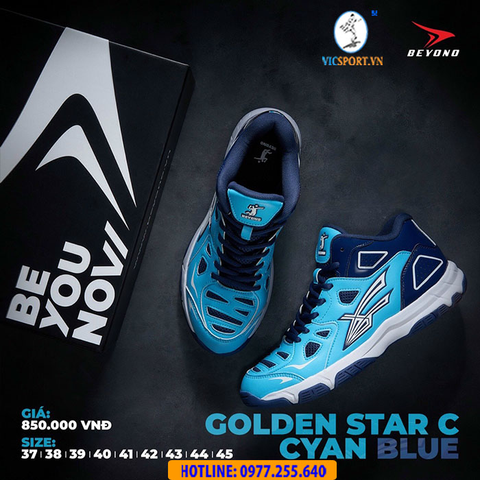 GIÀY BÓNG CHUYỀN BEYONO GOLDEN STAR C XANH LỤC LAM - Hình ảnh 3