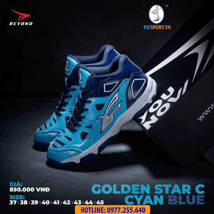 GIÀY BÓNG CHUYỀN BEYONO GOLDEN STAR C XANH LỤC LAM - Hình ảnh 2