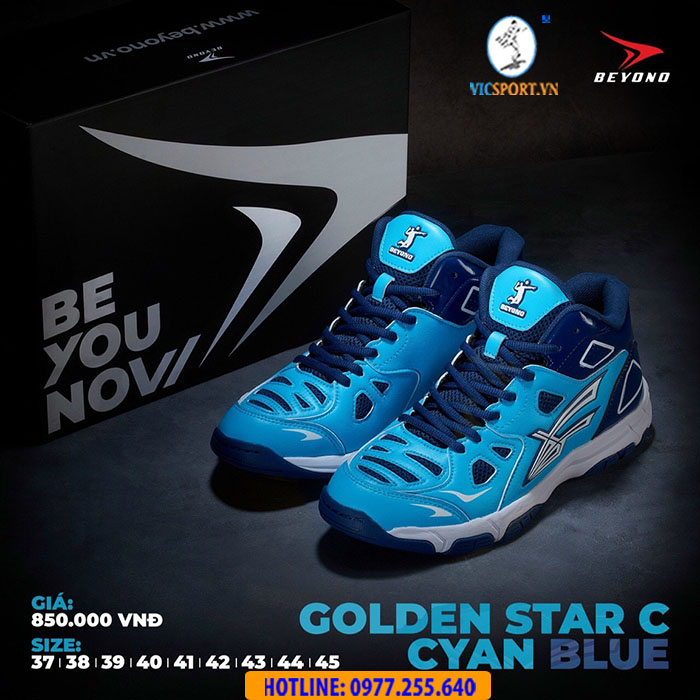 GIÀY BÓNG CHUYỀN BEYONO GOLDEN STAR C XANH LỤC LAM - Hình ảnh 4