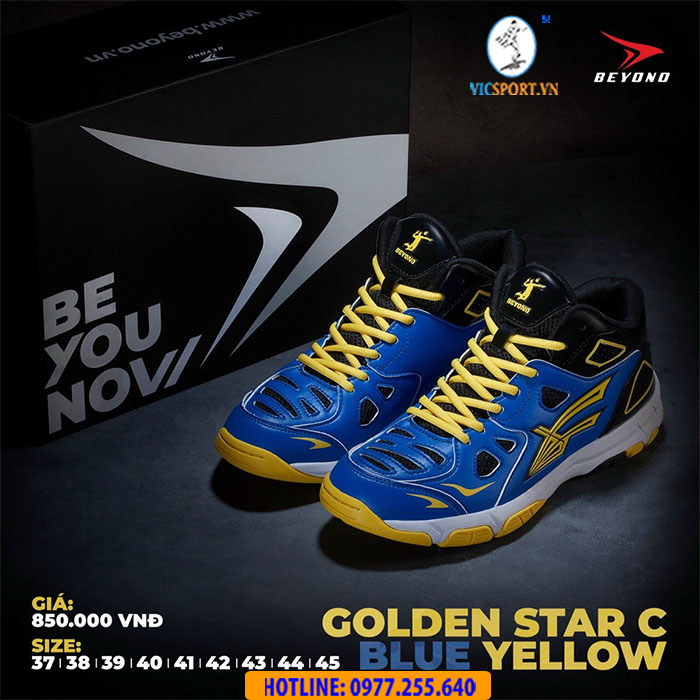GIÀY BÓNG CHUYỀN BEYONO GOLDEN STAR C XANH VÀNG - Hình ảnh 4