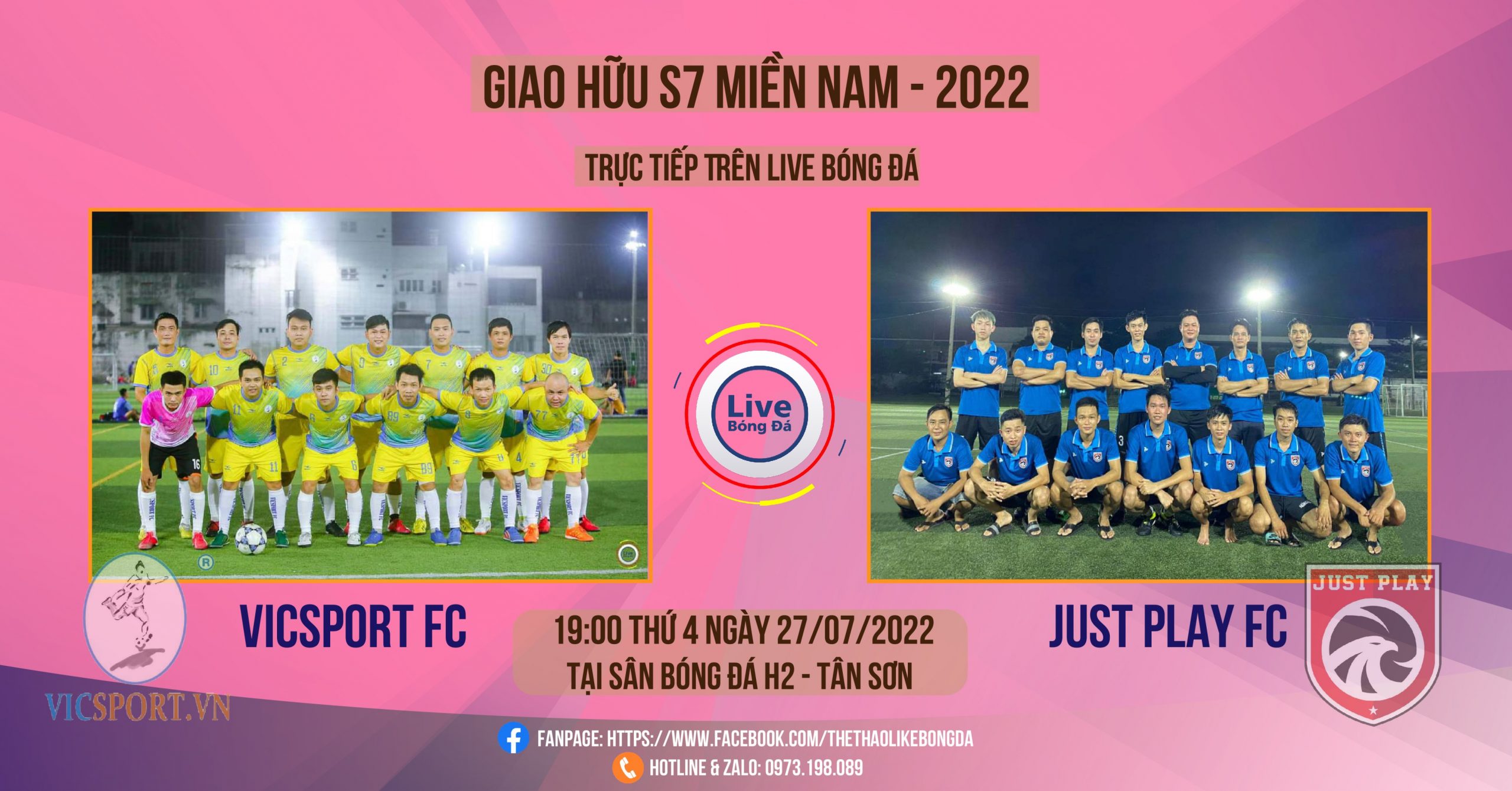 GIAO HỮU BĐ VICSPORT - JUSTPLAY - Hình ảnh 2