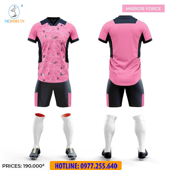 ÁO ĐÁ BANH KAIWIN MIRROR FORCE MÀU HỒNG - Hình ảnh 3