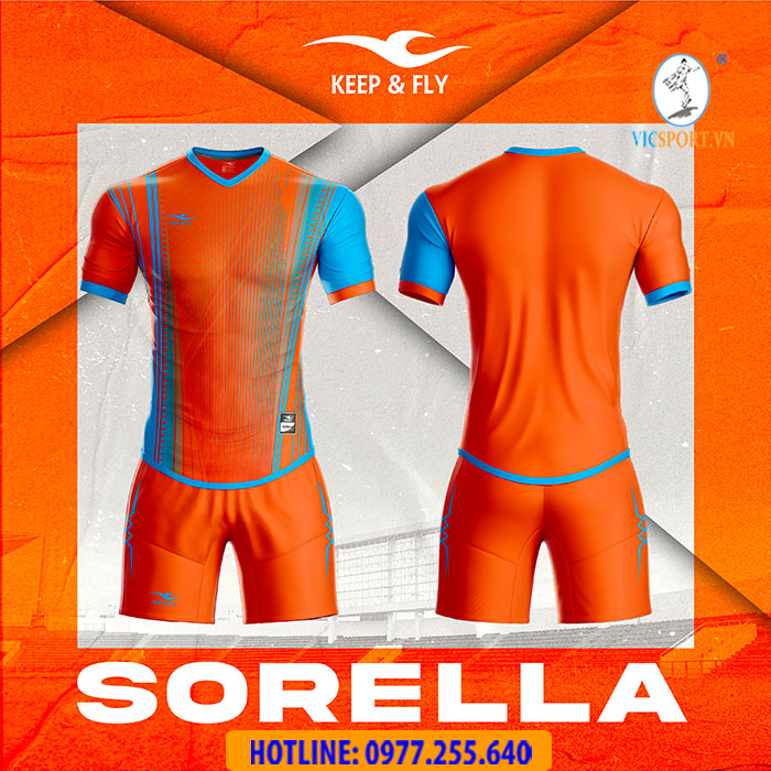 Áo đá banh không logo Keepfly Sorella - Hình ảnh 7