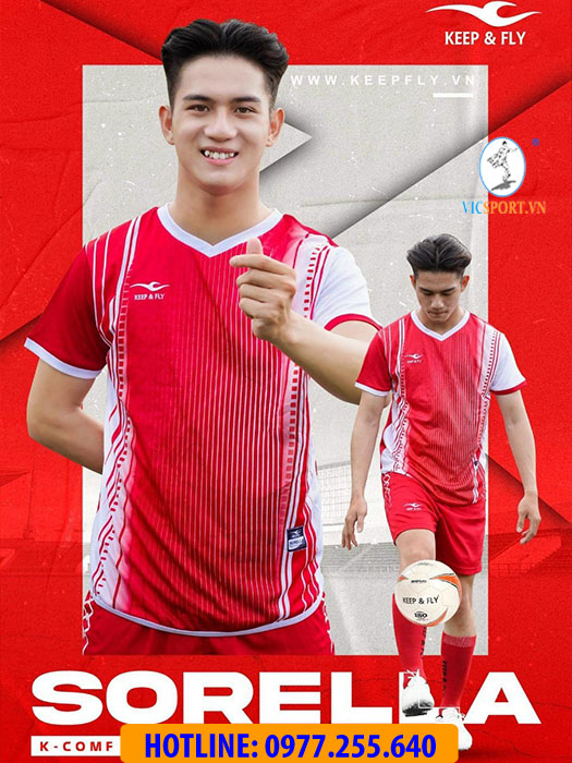 Áo đá banh không logo Keepfly Sorella - Hình ảnh 11