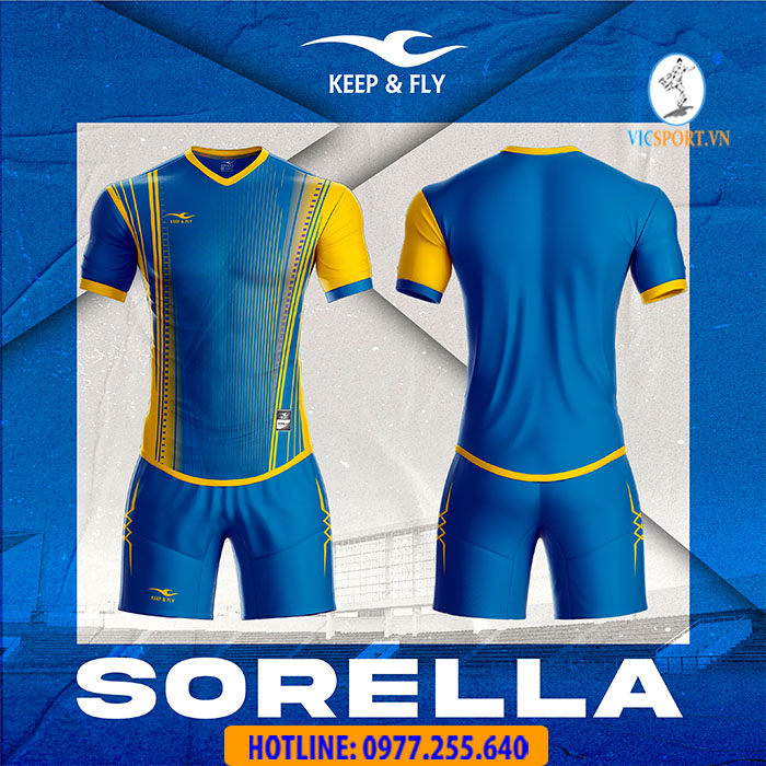 Áo đá banh không logo Keepfly Sorella - Hình ảnh 4