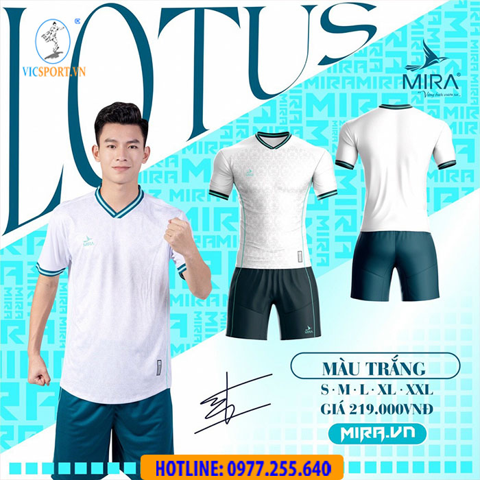 Áo đá banh không logo Mira Lotus - Phan Tấn Tài - Hình ảnh 8