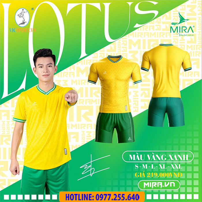 Áo đá banh không logo Mira Lotus - Phan Tấn Tài - Hình ảnh 9