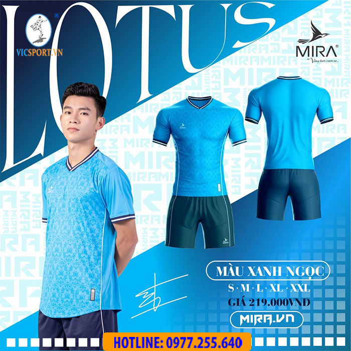 Áo đá banh không logo Mira Lotus - Phan Tấn Tài - Hình ảnh 10