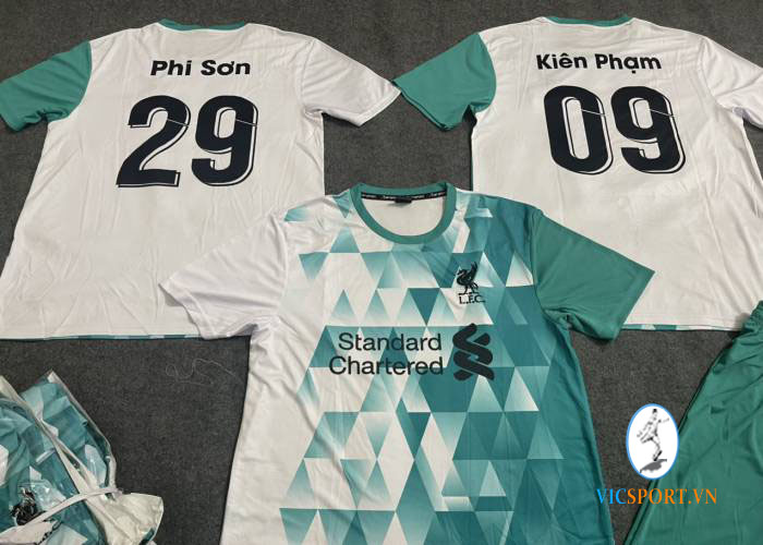 ÁO LIVERPOOL XANH TRẮNG IN CHO KHÁCH - Hình ảnh 5