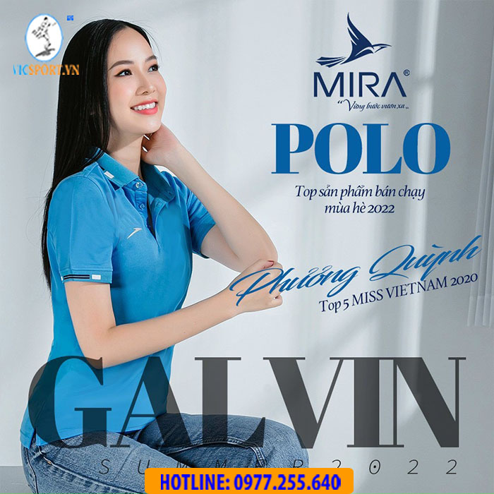 Áo polo di chuyển Mira Galvin - Hình ảnh 15