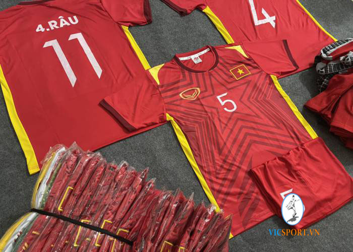ÁO VIỆT NAM ĐỎ IN CHO KHÁCH - Hình ảnh 7