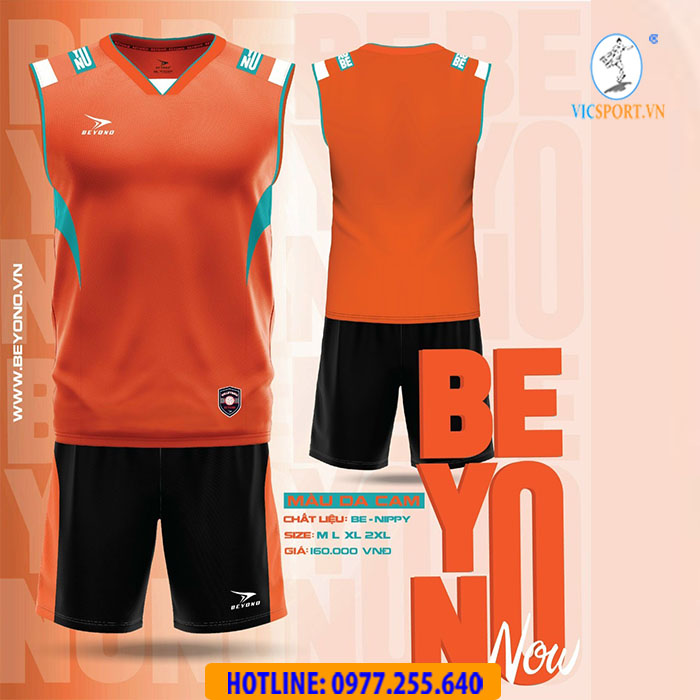 BỘ BÓNG CHUYỀN NỮ BEYONO NOW MÀU CAM - Hình ảnh 10