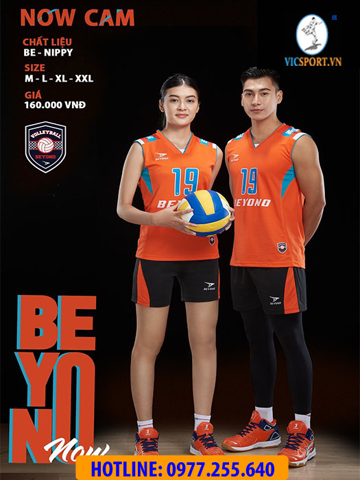 BỘ BÓNG CHUYỀN NỮ BEYONO NOW MÀU CAM - Hình ảnh 6