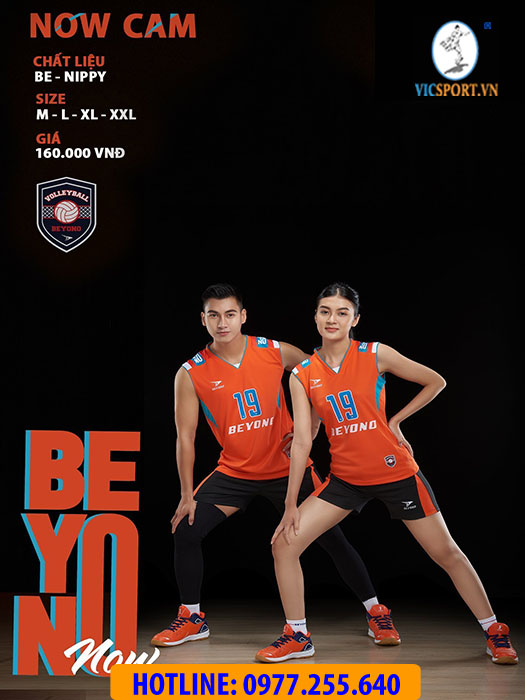 BỘ BÓNG CHUYỀN NỮ BEYONO NOW MÀU CAM - Hình ảnh 5