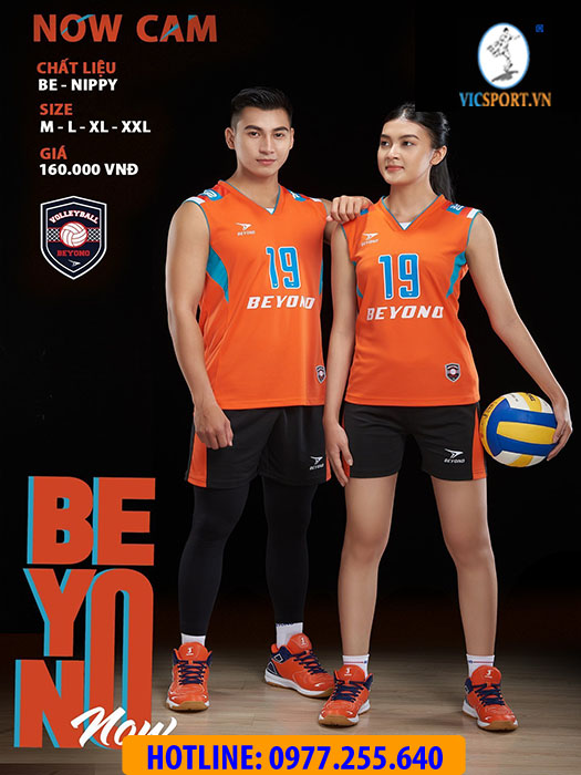 BỘ BÓNG CHUYỀN NỮ BEYONO NOW MÀU CAM - Hình ảnh 4