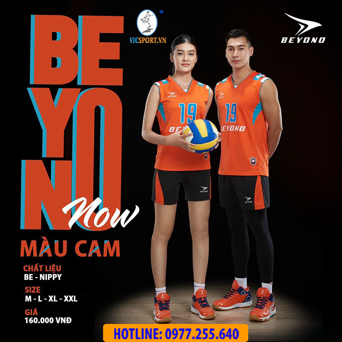 BỘ BÓNG CHUYỀN NỮ BEYONO NOW MÀU CAM - Hình ảnh 7