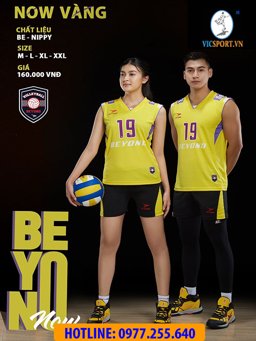 BỘ BÓNG CHUYỀN NỮ BEYONO NOW MÀU VÀNG - Hình ảnh 9