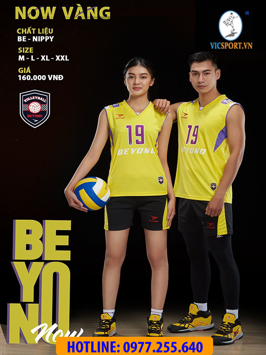 BỘ BÓNG CHUYỀN NỮ BEYONO NOW MÀU VÀNG - Hình ảnh 8