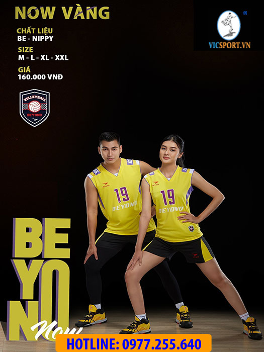 BỘ BÓNG CHUYỀN NỮ BEYONO NOW MÀU VÀNG - Hình ảnh 7