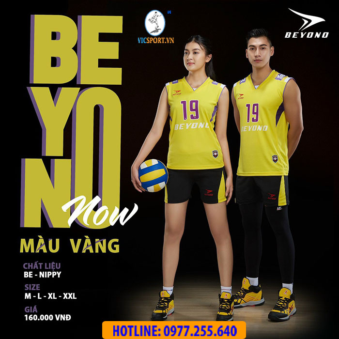 BỘ BÓNG CHUYỀN NỮ BEYONO NOW MÀU VÀNG - Hình ảnh 10