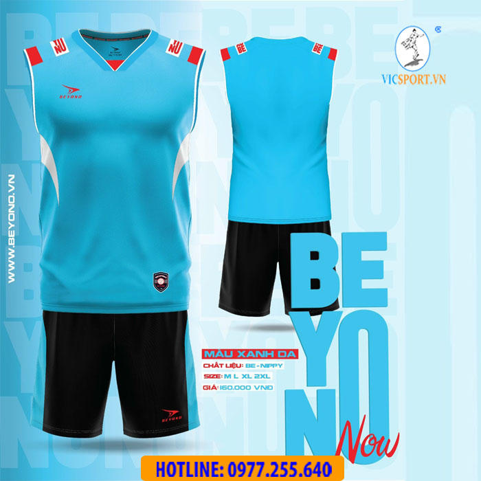 BỘ BÓNG CHUYỀN NỮ BEYONO NOW MÀU XANH - Hình ảnh 9