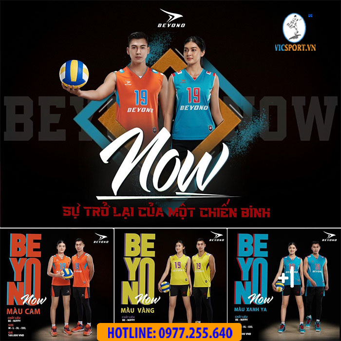 BỘ BÓNG CHUYỀN NỮ BEYONO NOW MÀU XANH - Hình ảnh 3