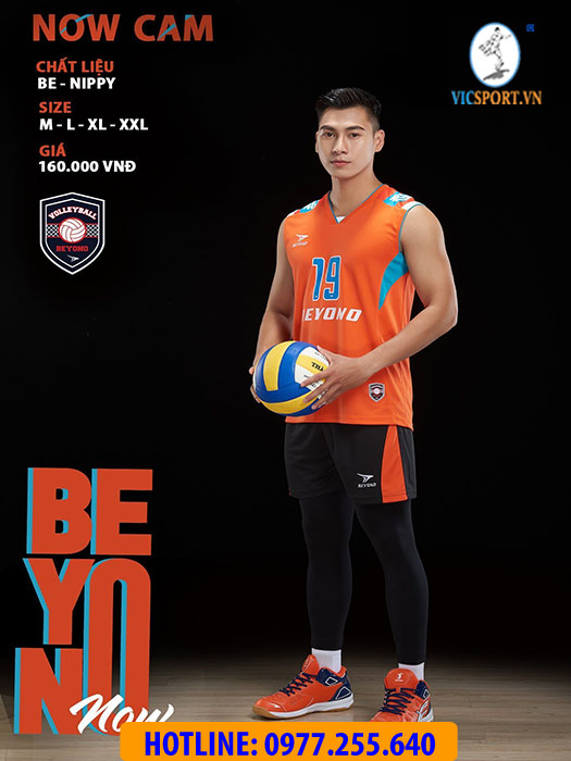 BỘ BÓNG CHUYỀN NAM BEYONO NOW MÀU CAM - Hình ảnh 4