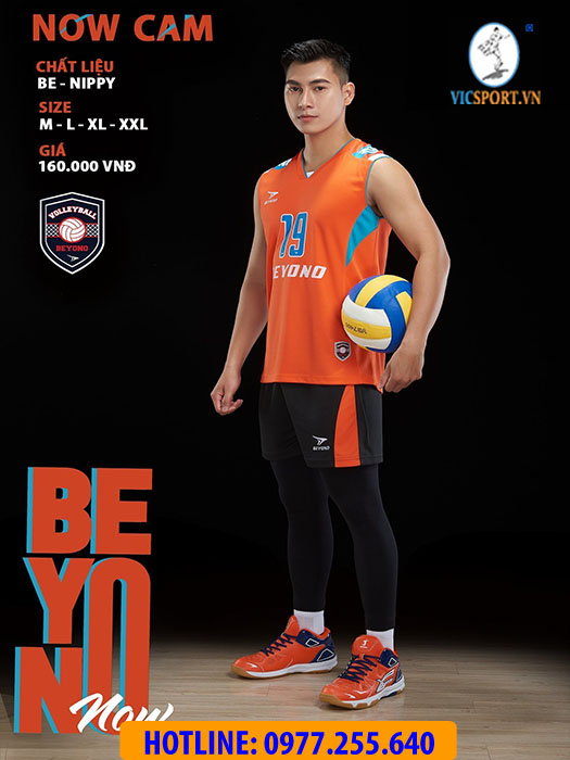 BỘ BÓNG CHUYỀN NAM BEYONO NOW MÀU CAM - Hình ảnh 5